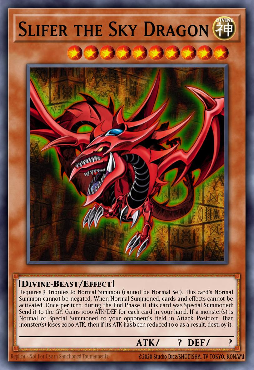 Slifer, o Dragão Celeste